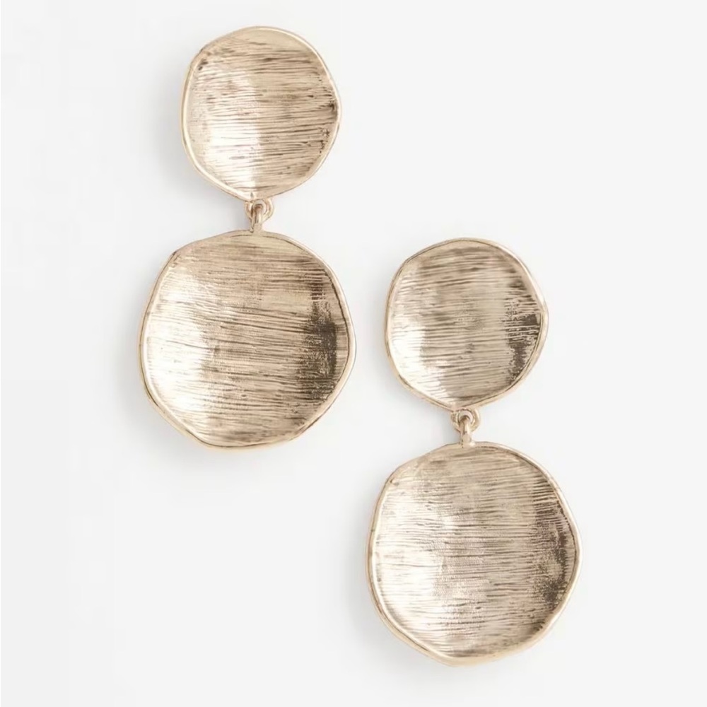 Chico's Textured Gold-Tone Earrings